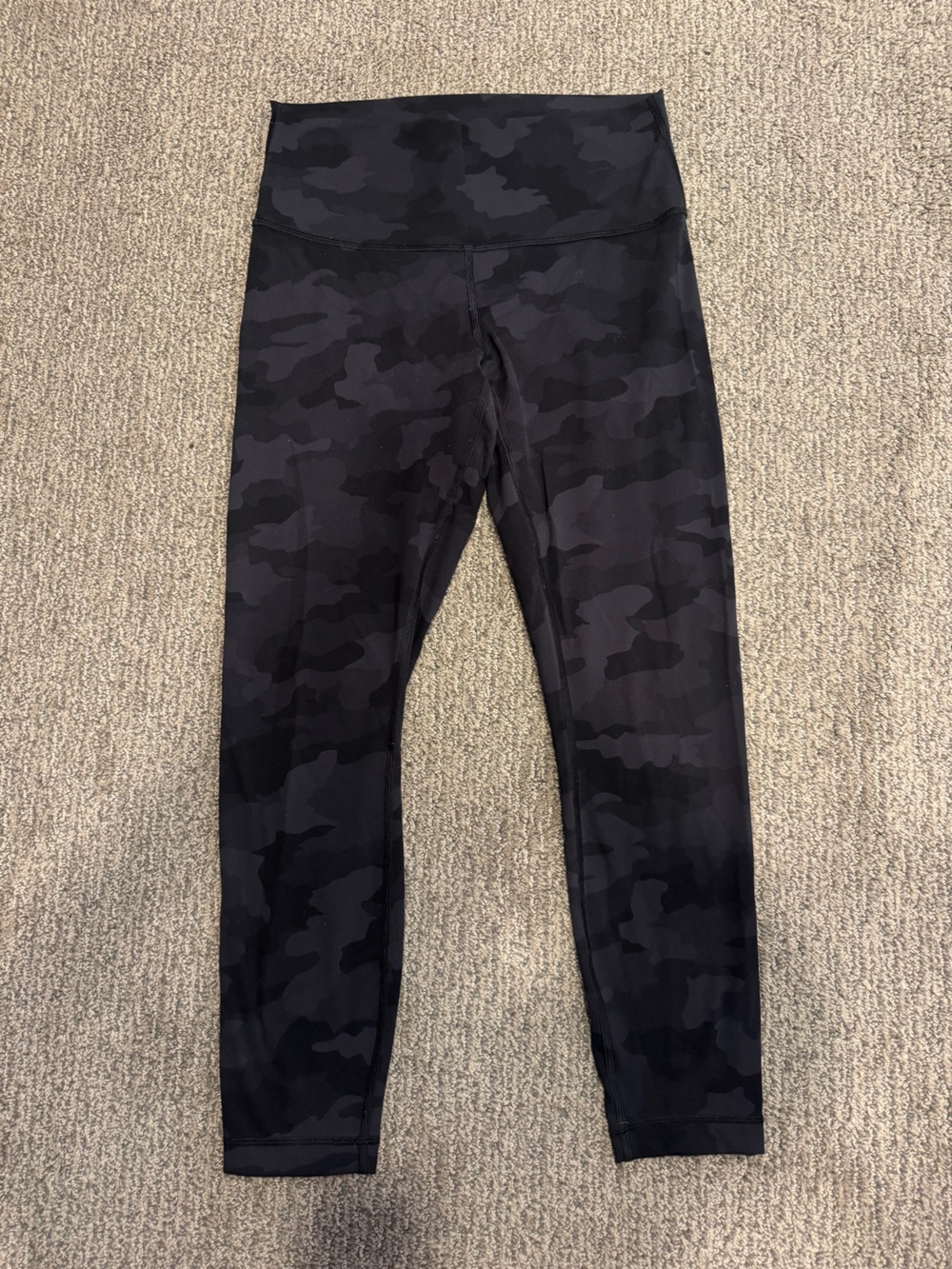 Lululemon Black Camouflage Leggings